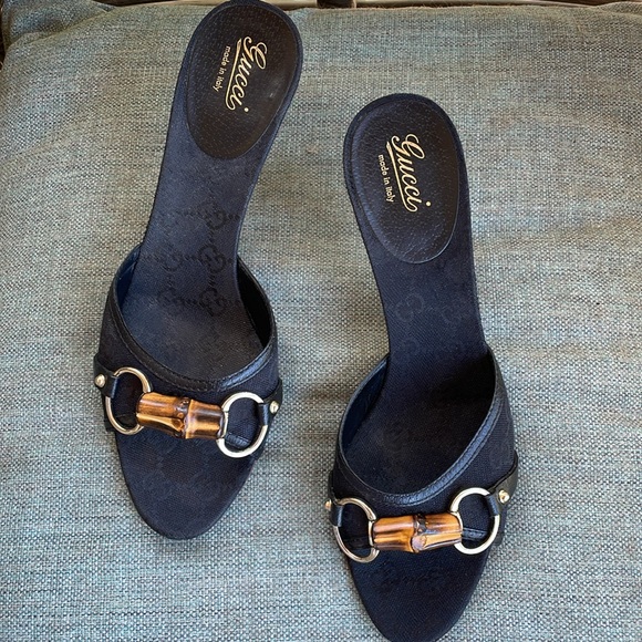 Gucci black bamboo heels - Picture 3 of 16
